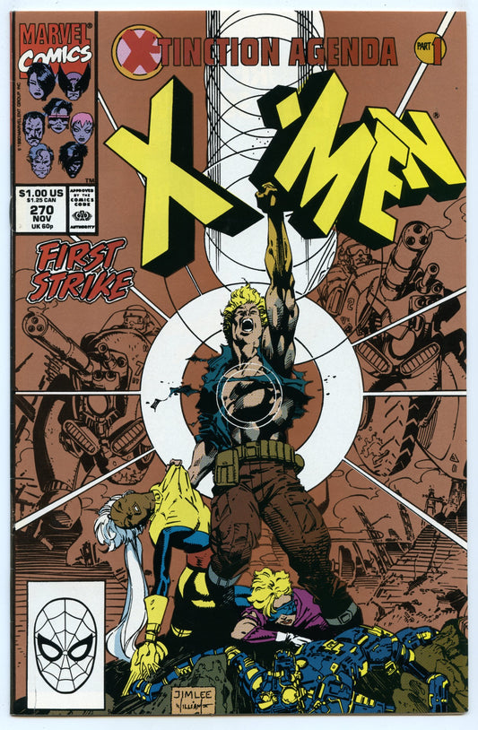 Uncanny X-Men 270 (Nov 1990) NM (9.2) - 2nd print
