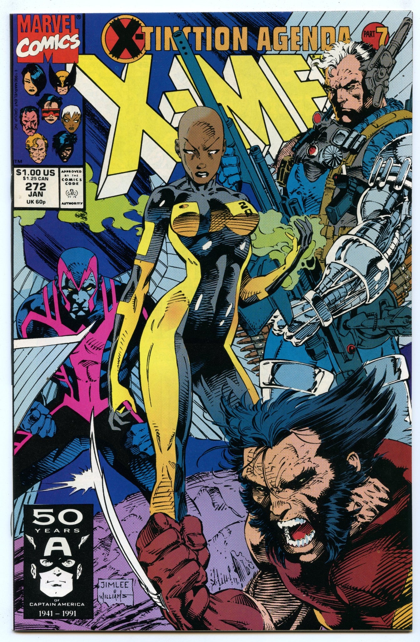 Uncanny X-Men 272 (Jan 1991) NM- (9.2)