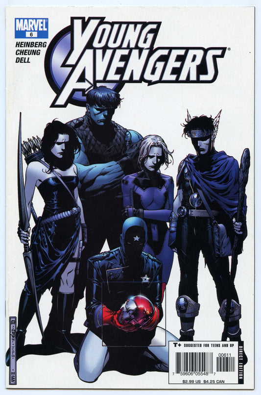 Young Avengers 6 (Sep 2005) NM- (9.2) - 1st Cassie Lang as Stature